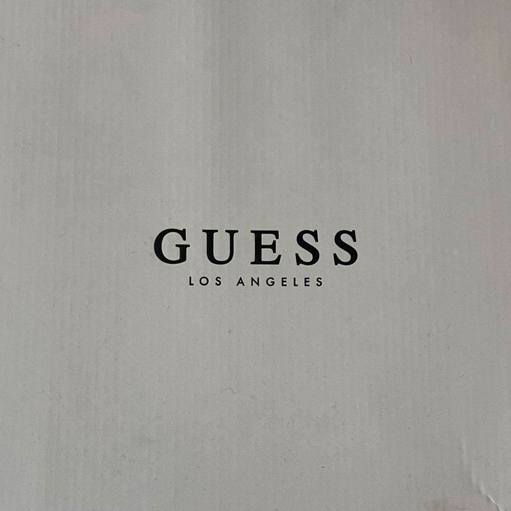 Guess Los Angeles Logo on Subtle Cream